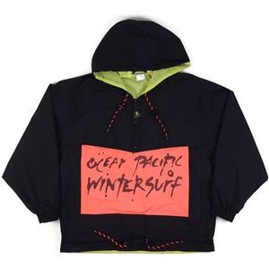 Vintage 80’s OP Ocean Pacific WinterSurf Windbreaker Hooded Jacket Hoodie